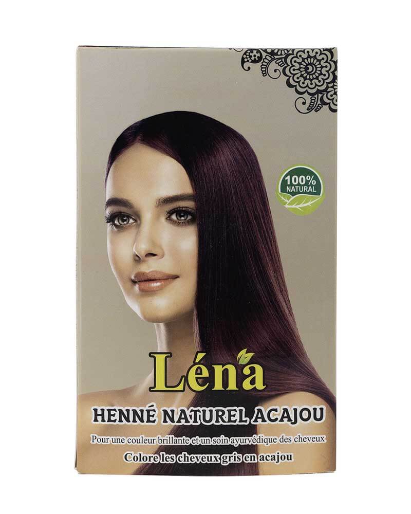 Henné naturel acajou - Hennax - Henne coloration soin cheveux