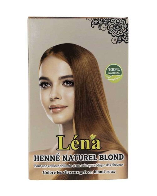 Henné naturel blond-roux - Hennax - Henne coloration soin cheveux
